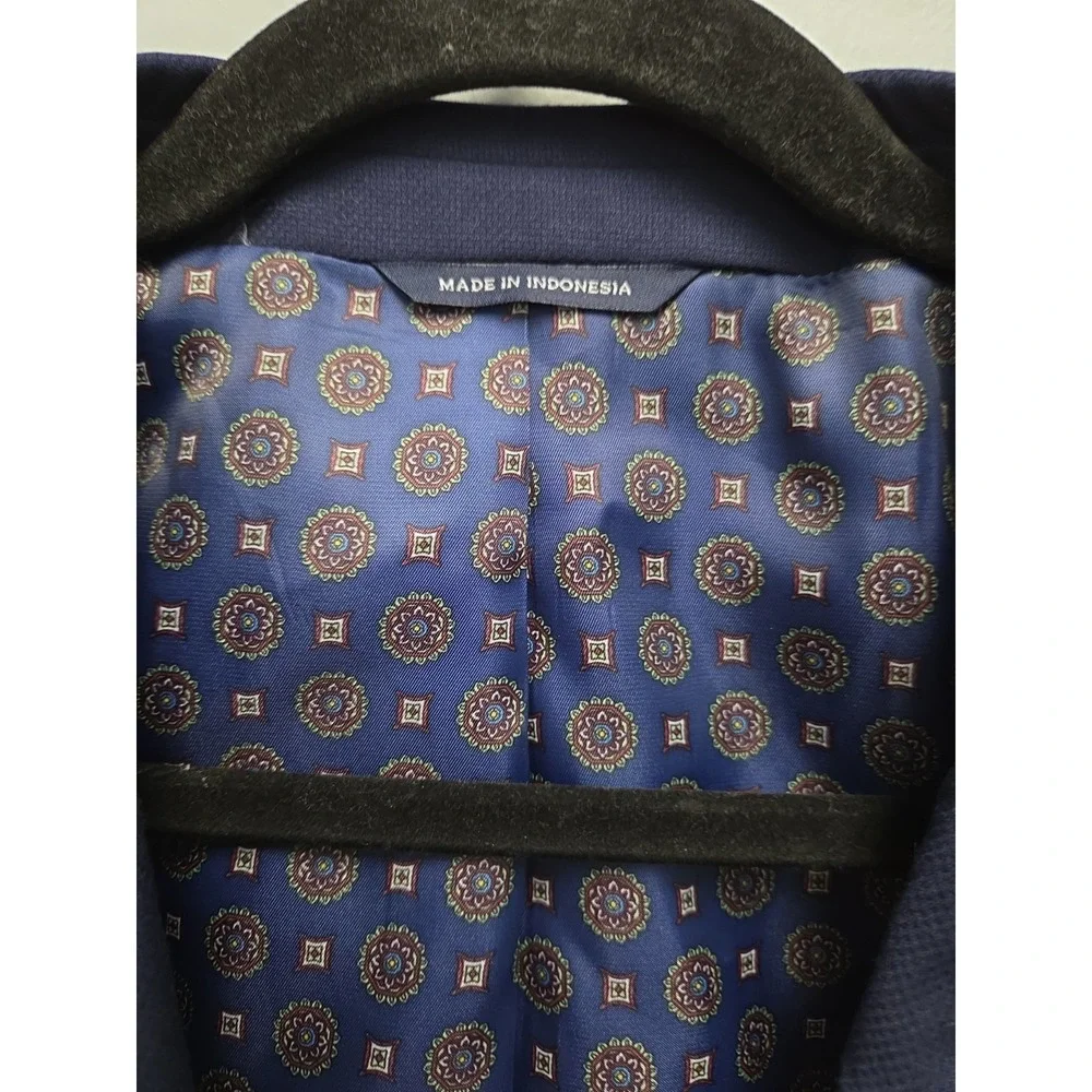 RALPH Ralph Lauren Blazer Men's 50R Navy Blue Gold Crest Buttons Sport Coat